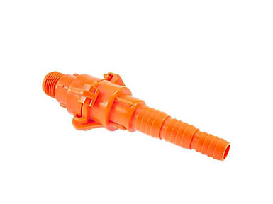 З'єднувач байонет для шланга 1/2-5/8-3/4х1/2 зовнішньо. арт.220 пластик ТМ SLD FG