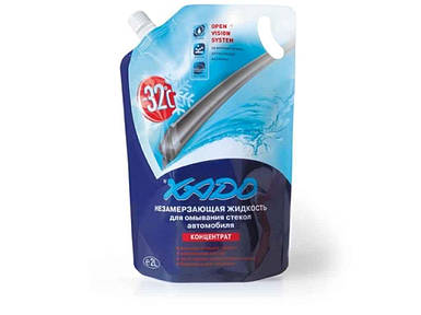 Рідина для омивання скла автомобіля Зима Лимон і лайм 2л Незамерзна -32 С (пакет) ТМ XADO FG