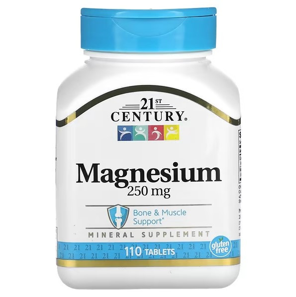 Магній 250 мг Magnesium 21st Century,110 таблеток
