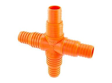 Зєднувач на шланг 1-3/4 хрестове універсал арт.153 пластик ТМ SLD FG