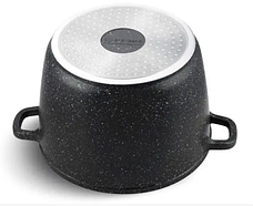 Набір дві каструлі казани з кришками Edenberg EB-8133 набір 4 предметів приладдя для кухні чорний, фото 4