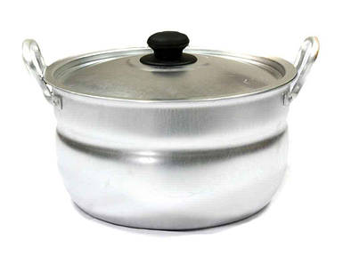 Каструля алюмінієва сферична 1,6л мет. кришк ТМ INTEROS FG