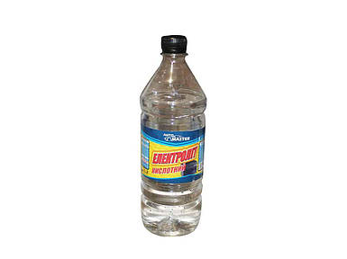 Електроліт кислотний 1 л.(1кг) ТМ ЗАПОРІЖ АВТО ПОБУТ ХІМ