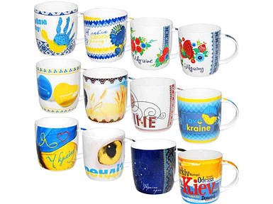 Чашка 360мл I Love Ukraine 2183-2 ТМ SNT FG