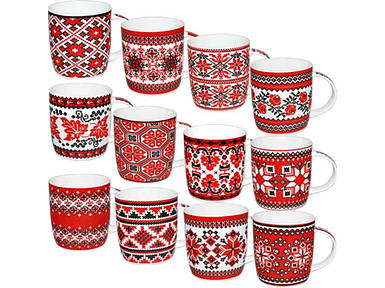 Чашка 360мл Вишиванка 2183-1 ТМ SNT FG