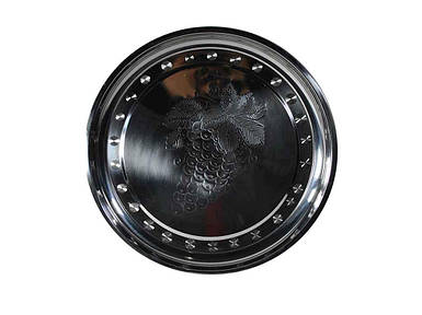 Піднос з нержавіючої сталі круглий Виноград d=450мм 152 ТМ CHINA FG