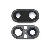 Стекло камеры для телефона Apple Iphone 8 Plus with frame Black