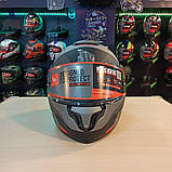 Мотошлем MT ATOM SV SKILL A1 Matt Black, фото 2