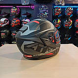 Мотошлем MT ATOM SV SKILL A1 Matt Black, фото 3