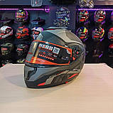 Мотошлем MT ATOM SV SKILL A1 Matt Black, фото 6