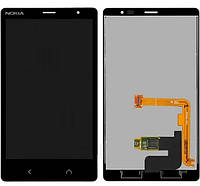 Дисплейный модуль (Lcd+Touchscreen) для Nokia X2 Dual Sim черный