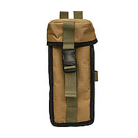 Термочехол підсумок для пляшок та фляги Molle колір койот