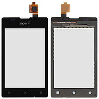 Сенсорный экран (Тачскрин) для Sony C1503 / C1504 / C1505 / Xperia E / C1604 / C1605/ Xperia E Dual Black