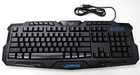 Клавиатура для ПК проводная с подсветкой Gamer Wireo М200 Black