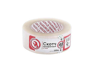 Скотч прозорий 45мм * 200м * 44мкм ТМ INTERTOOL