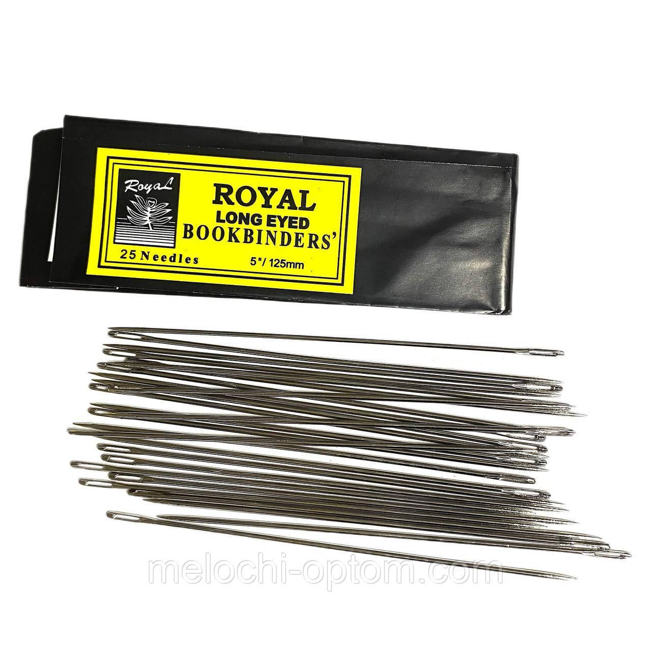 Иглы швейные ROYAL 5" 125mm ЦЫГАНСКИЕ (25шт/уп) ручные - фото 2 - id-p1445471761