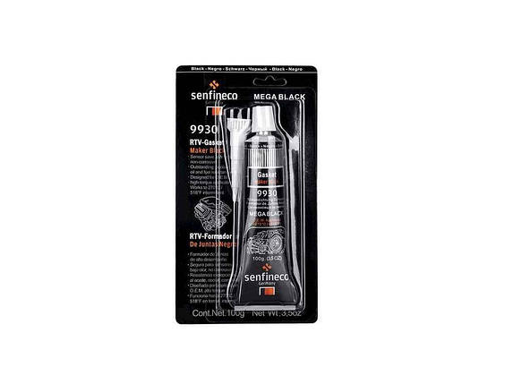Сіліконовий герметик чорний RTV Silicone Black 100г ТМ SENFINECO FG, фото 1