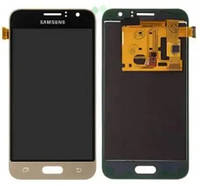 Дисплейный модуль (Lcd+Touchscreen) для Samsung J120H Galaxy J1 (2016) AMOLed золотой