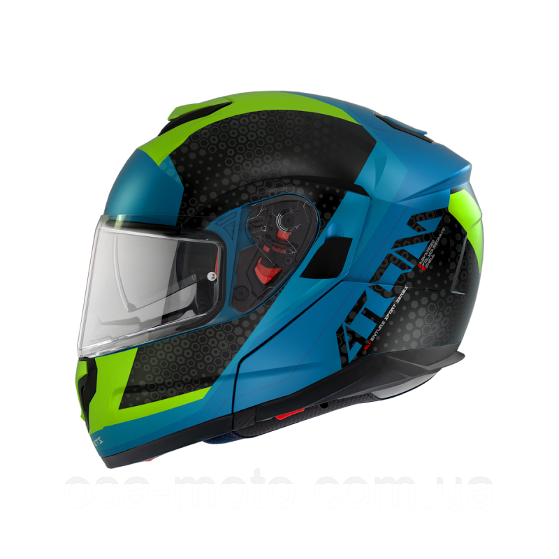 Мотошолом MT ATOM SV Adventure A5 Matt Red