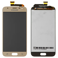 Дисплейный модуль (Lcd+Touchscreen) для Samsung J330F, J330F / DS, J330G / DS Galaxy J3 (2017) Gold