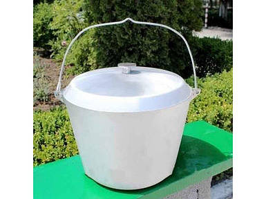 Казан рибальський з кришкою 11,00л ТМ ПОЛІМЕТ FG