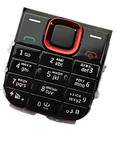 Клавиатура (кнопки) для Nokia 5130 Xpress Music (Black-red)