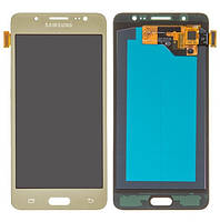 Дисплейный модуль (Lcd+Touchscreen) для Samsung J510H Galaxy J5 (2016) OLed золотой