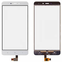 Сенсорный экран (Тачскрин) для Xiаomi Redmi Note 4 белый