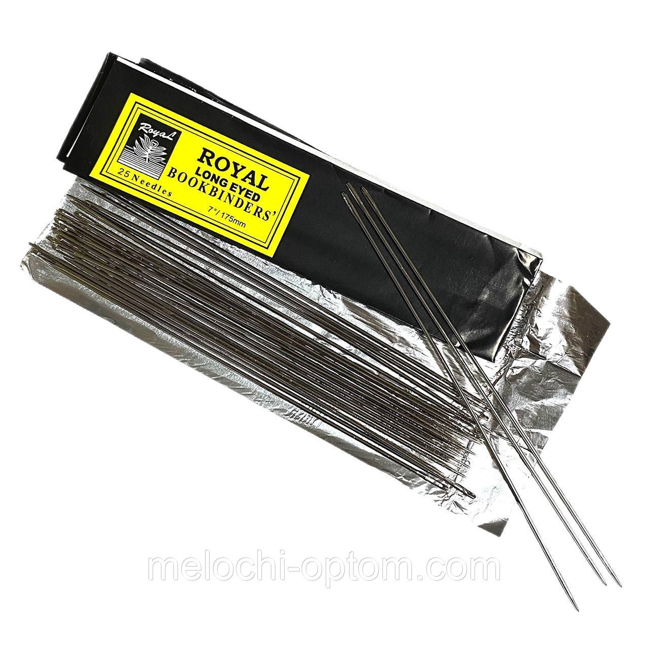 Голки швейні ROYAL 7" 175mm ЦИГАНСЬКІ (25шт/уп) ручні