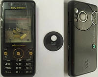Корпус (Corps) для Sony Ericsson W660 Black-Gold