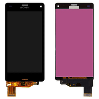 Дисплейний модуль (Lcd+Touchscreen) Sony D5803 Xperia Z3 Compact Mini, D5833 Xperia Z3 Compact чорний