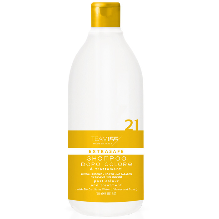 Шампунь для нанесення після фарбування та технічних процедур Team 155 ExtraSafe 21 Shampoo 1000 мл, фото 1
