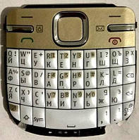 Клавиатура (кнопки) для телефона Nokia C3-00 White