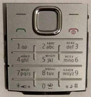 Клавиатура (кнопки) для телефона для Nokia X2-00 Silver