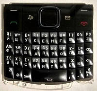 Клавиатура (кнопки) для телефона для Nokia X2-01 Black