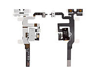 Шлейф дисплея (Flat Cable) для Iphone 4S with HF connector Black