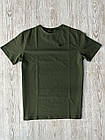 Чоловіча футболка Nike хакі бавовняна літня  ⁇  Теніска Найк спортивна на літо, фото 2