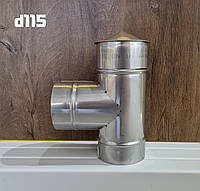 Трійник 90° нержавійка AISI 304 d-115