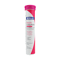 Bioglan Beauty Collagen шипучие таблетки 20 шт. (Биоглан Коллаген + Витамины для красоты волос, кожи и ногтей)