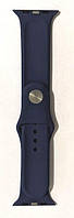 Браслет силикон для Apple Watch 42 mm Dark Blue