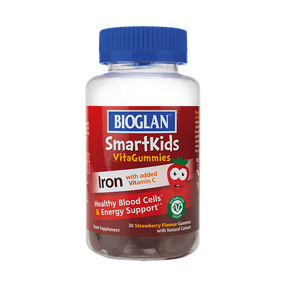 Bioglan Залізо + Вітамін С Вітаміни для дітей желейки 30 шт. (Биоглан SmartKids Iron Vitagummies)
