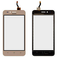 Сенсорный экран (Тачскрин) для Huawei Y3 II (версия 3G) LUA-U03 / U23 / L03 / L13 / L23 золотой