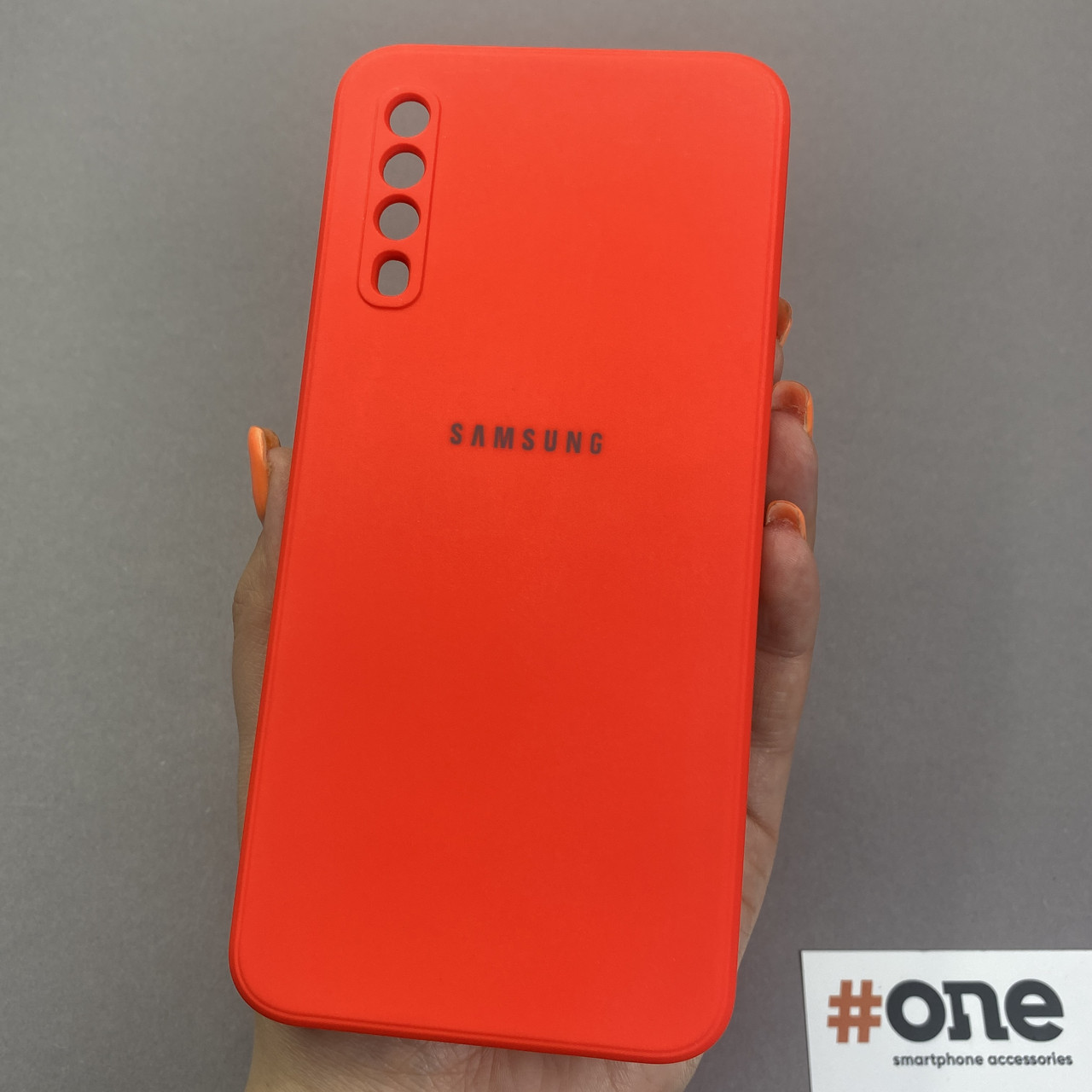 Чохол для Samsung Galaxy A50s матовий з мікрофіброю чохол на телефон самсунг а50с червоний s1q