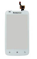 Сенсорный экран (Тачскрин) для Lenovo A356 белый