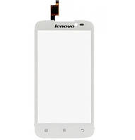 Сенсорный экран (Тачскрин) для Lenovo A398T / A398T Plus белый