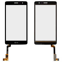 Сенсорный экран (Тачскрин) для LG X150, Bello 2, X155, Max, X160, X165 Black