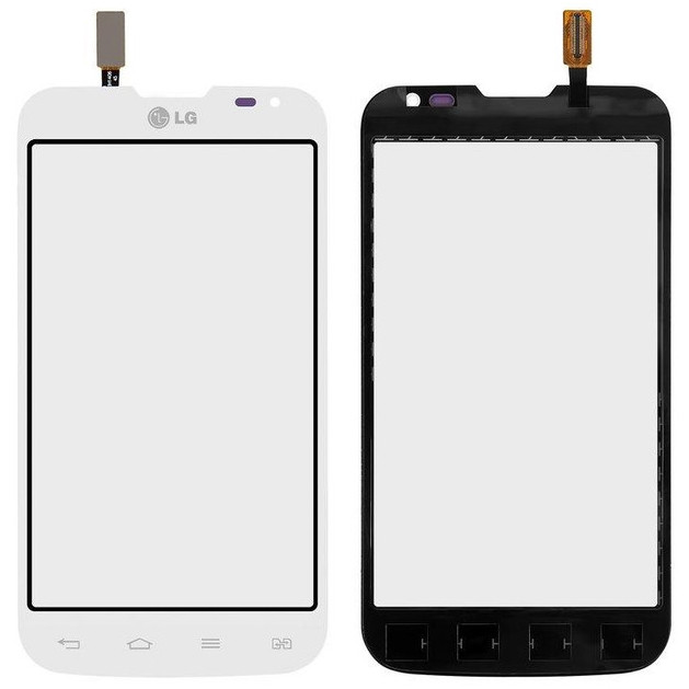 Сенсорний екран (Тачскрін) для LG D325 Optimus L70 Dual SIM білий