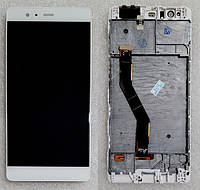 Дисплейный модуль для Huawei P9 Plus (VIE-L09 / VIE-L29) с рамкой белый