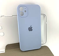 Чехол на iPhone 11 накладка бампер Original Soft Case Full силиконовый голубой