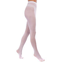 Колготи для гімнастики балету та хореографії білі Zelart CO-8310 (зріст 110-165 см)